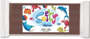 Darwi boetseerpasta Softy bruin — herbruikbare boetseerpasta
