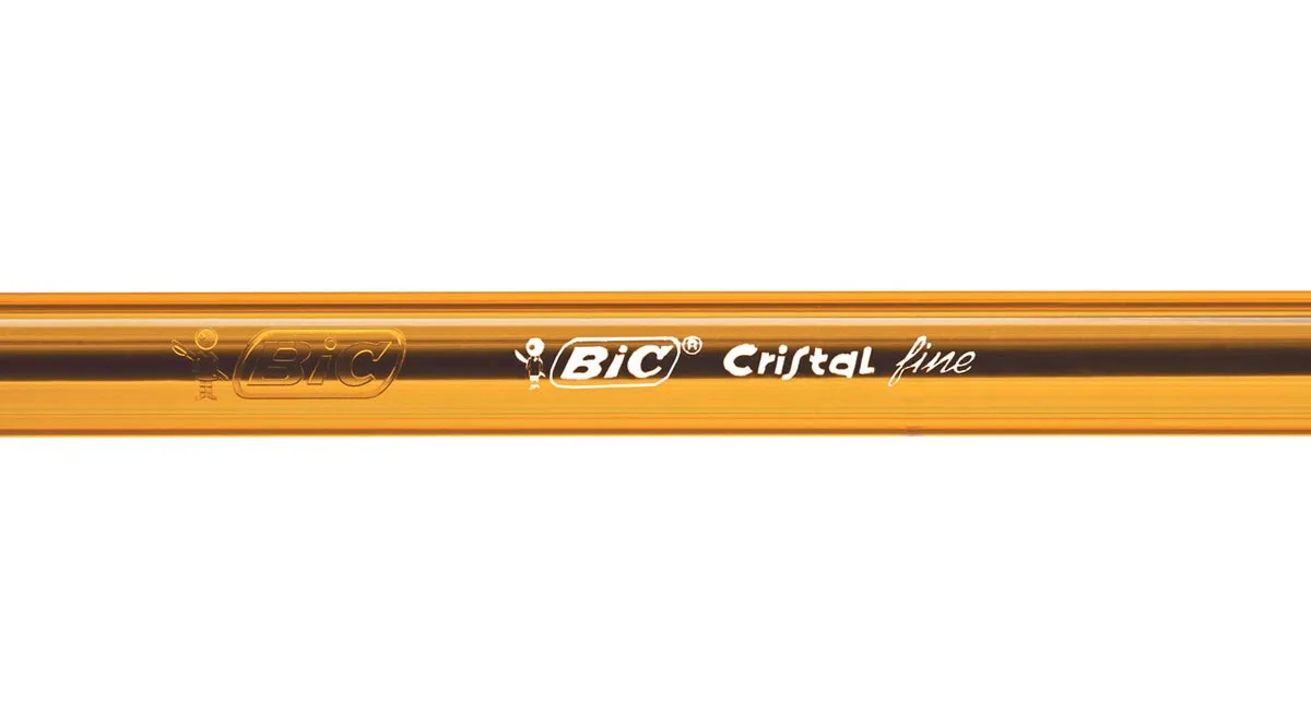 Bic balpen Cristal Fine groen — detail 2