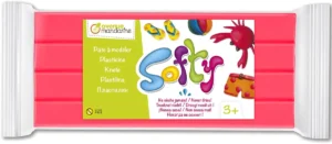 Darwi boetseerpasta Softy roze — herbruikbare boetseerpasta