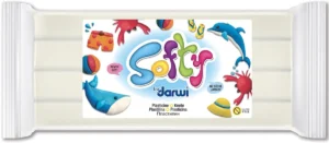 Darwi boetseerpasta Softy wit — herbruikbare boetseerpasta