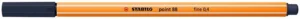 STABILO point 88 fineliner, payne's grijs — office fineliners