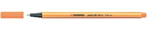STABILO point 88 fineliner, fluo-oranje — office fineliners