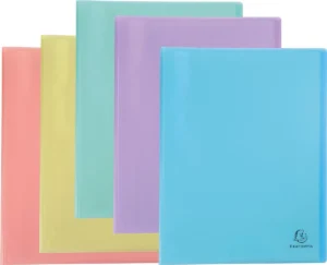 Exacompta showalbum Chromaline, 40 tassen, geassorteerde pastelkleuren — detail 2