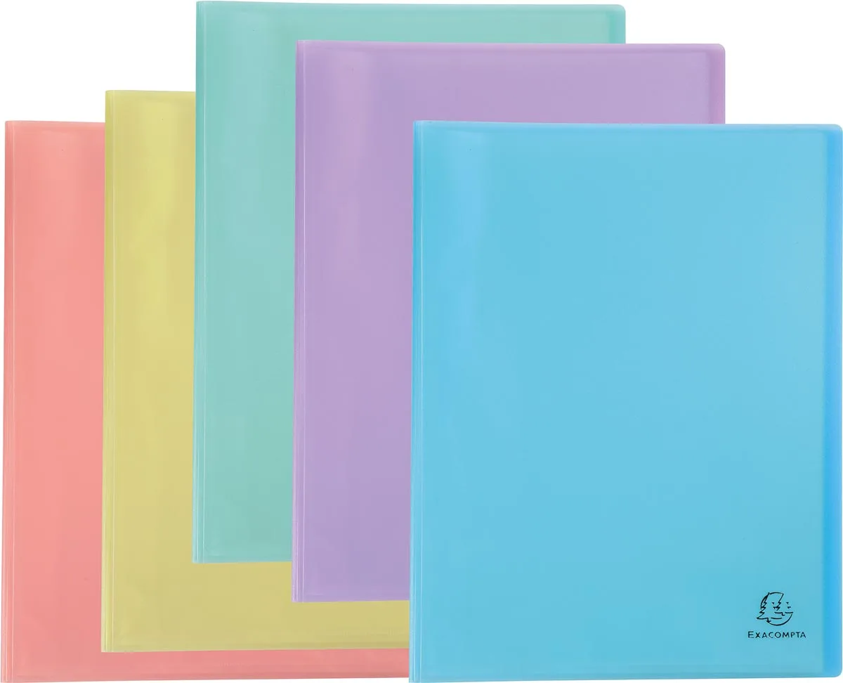 Exacompta showalbum Chromaline, 40 tassen, geassorteerde pastelkleuren — detail 2