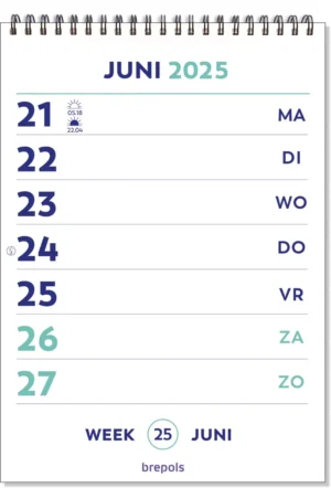Brepols Optivision kalender Nederlandstalig, 2027 — detail 2