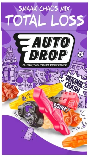 Autodrop snoep Total Loss, doos van 280 gram — drank en eetwaren