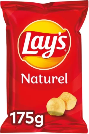 Lay's Chips Naturel, zak van 175 g — drank en eetwaren