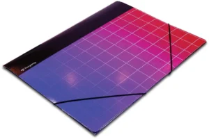 Pergamy Glitch elastomap met kleppen, ft A4 — elastomappen uit karton