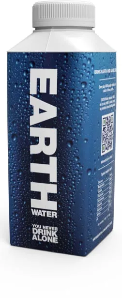 EARTH water, tetra fles van 33 cl, pak van 24 stuks — drank en eetwaren