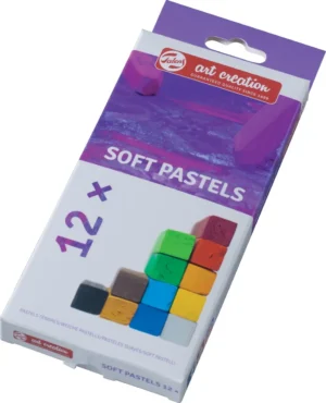 Talens Art Creation softpastels, doos met 12 stuks in geassorteerde kleuren — detail 2