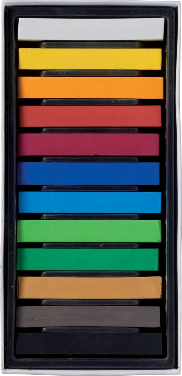 Talens Art Creation softpastels, doos met 12 stuks in geassorteerde kleuren — detail 3