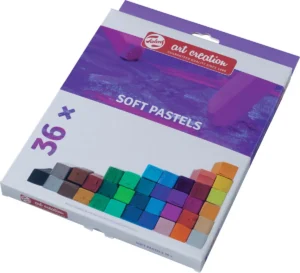 Talens Art Creation softpastels, doos van 36 stuks in geassorteerde kleuren — detail 2
