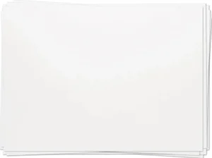 Tekenpapier 250 g, ft 73 x 110 cm, gekorreld, per vel — wit tekenpapier