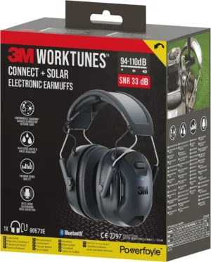 3M WorkTunes Connect en Solar draadloze gehoorbeschermer, met Bluetooth-technologie — detail 2