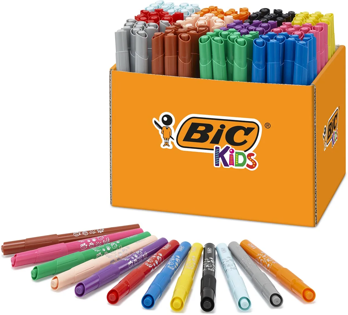 Bic Kids viltstift Visacolor XL, classpack, doos van 144 stuks