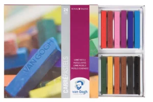 Van Gogh droge pastels, doos met 24 pastels — detail 2