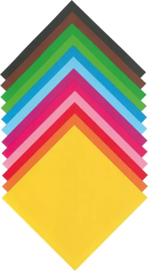 Folia vouwpapier, ft 13 x 13 cm, pak van 100 vel — hobbypapier en -karton