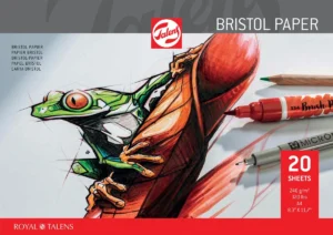 Talens Bristol papier A4 blok van 20 vel, 250 g/m² wit Bristolkarton