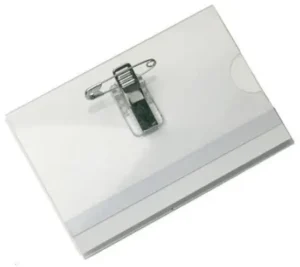 Badge met combiklem, ft 58 x 90 mm, doos van 50 stuks