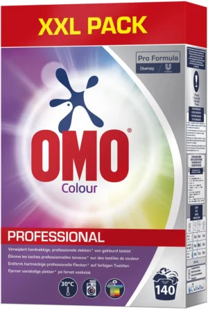 XXL pak Omo Professional Pro Formula Colour waspoeder van 7,4 kg