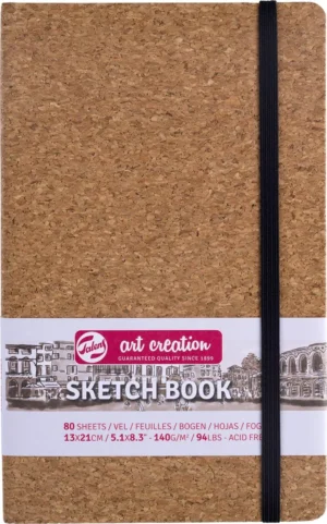 Talens Art Creation schetsboek Kurk, 140 g/m², ft 13 x 21 cm, 80 vel — schetsblok