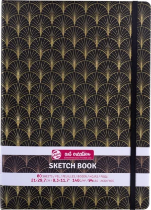 Talens Art Creation schetsboek Art Deco, 140 g/m², ft 21 x 29,7 cm, 80 vel — schetsblok
