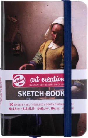 Talens Art Creation schetsboek Het Melkmeisje, 140 g/m², ft 9 x 14 cm, 80 vel — schetsblok