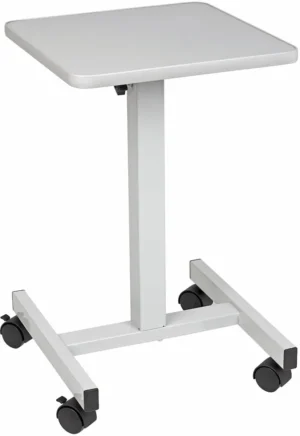 MAUL projectietafel, grijs, ft 38 x 38 cm, h 64-100 cm — detail 2