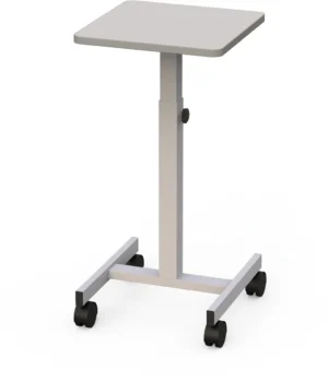 MAUL projectietafel, grijs, ft 38 x 38 cm, h 64-100 cm — toebehoren voor projectoren