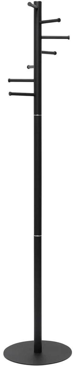 MAUL kapstok Caurus metaal, hoogte 177 cm, 7 ophangrails, zwart RAL9004 — kapstokken en parapluhouders