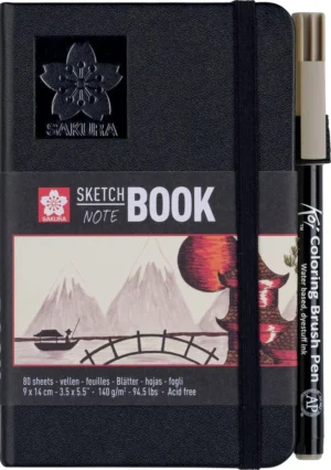 Sakura schetsboek, 140 g/m², ft 9 x 14 cm, wit, 80 vel — detail 2