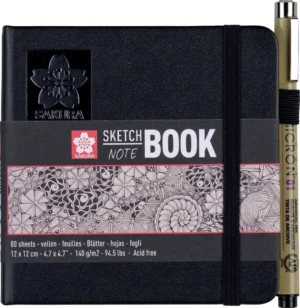 Sakura schetsboek, 140 g/m², ft 12 x 12 cm, wit, 80 vel — detail 2