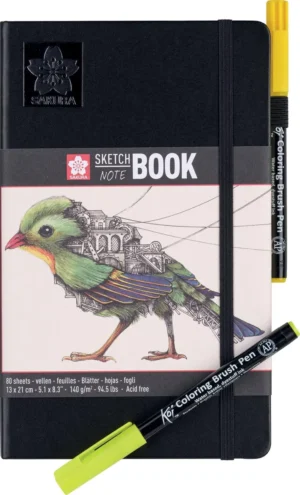 Sakura schetsboek, 140 g/m², ft 13 x 21 cm, wit, 80 vel — detail 2