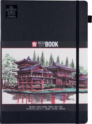 Sakura schetsboek, 140 g/m², ft A4, wit, 80 vel — schetsblok