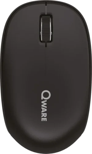Qware draadloze muis Bristol, zwart — detail 2