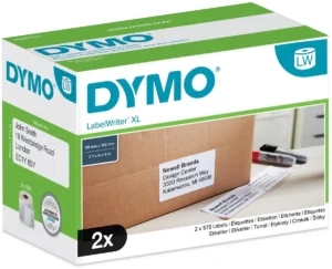 Dymo etiketten LabelWriter ft 102 x 59 mm, wit, 1150 etiketten — tapes en etiketten