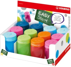 STABILO potloodslijper EASYsharpener 3in1, assorti — potloodslijpers met reservoir