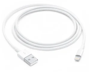 Apple kabel, Lightning (8-pin) naar USB-A, 1 m, wit — accessoires voor pc, tablets en smartphones