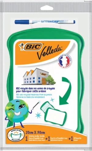 Bic whiteboard Velleda 20 x 30 cm, gerecycleerd — lei