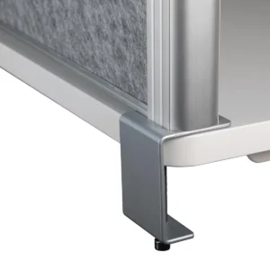 MAULconnecto scheidingswand, ft 120x50 cm, donkergrijs, frame zilver — detail 2