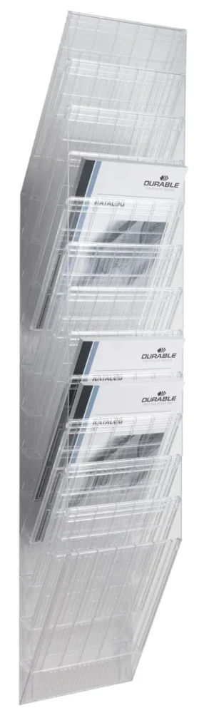 Durable folderhouder Flexiboxx 12 A4 transparant — sorteerrek