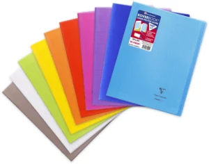 Clairefontaine schrift Koverbook voor ft A4+, 96 bladzijden, kaft in PP, seyès, transparant — schriften geniet