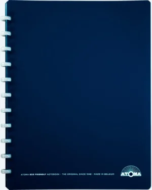 Atoma Eco schrift, ft A4 +, 120 bladzijden, commercieel geruit, met 6 tabbladen en 5 showtassen, assorti — detail 2