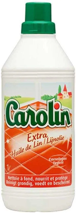 Carolin vloerreiniger extra lijnolie, fles van 1 l — detail 2