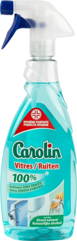 Carolin glasreiniger, spray van 650 ml — schoonmaakbenodigdheden