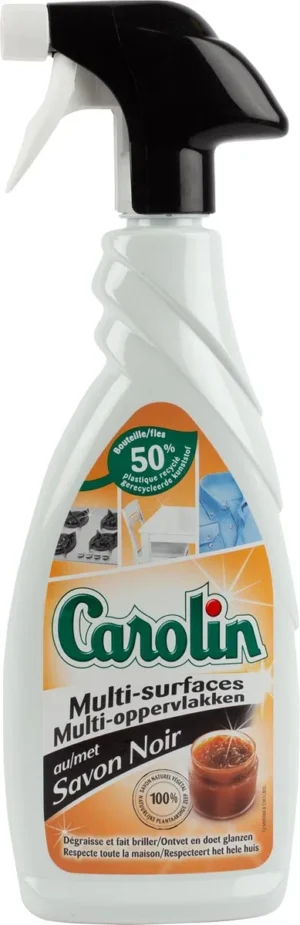 Carolin ontvetter met zwarte zeep, spray van 650 ml — schoonmaakbenodigdheden
