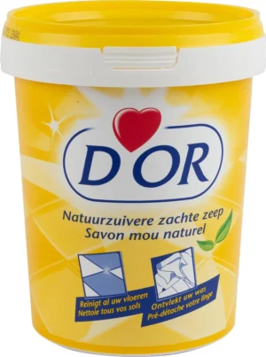 D'Or zachte zeep, pot van 1 kg — schoonmaakbenodigdheden