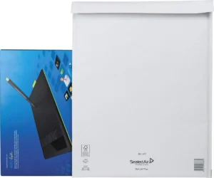Mail Lite Plus luchtkussenenveloppen, wit, K/7, 350 x 470 mm, doos van 50 stuks — beschermingsenvelop