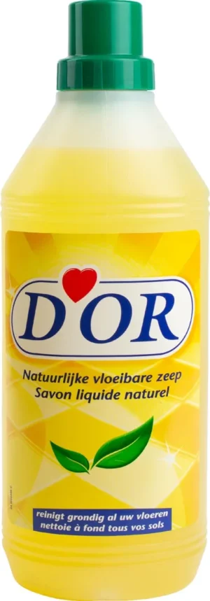 D'Or vloeibare zeep, fles van 1 l — schoonmaakbenodigdheden