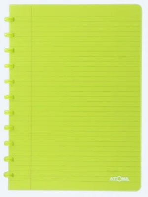 Atoma Seyes schrift, ft A4, 144 bladzijden, PP, gelijnd, geassorteerde kleuren — detail 2